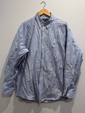 Polo by Ralph Lauren Light Blue Button-Down Oxford Shirt